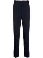 Alexander McQueen pantalon de costume à coupe droite - Bleu