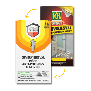 Home defense zilvervisjes val 3 stuks