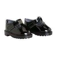Corolle zwarte gelakte babyschoentjes voor poppen, 36cm