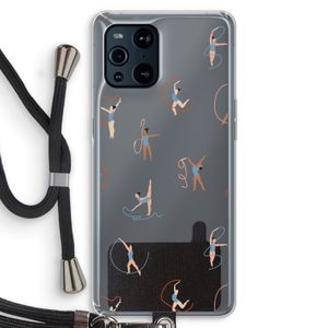 Dancing #3: Oppo Find X3 Pro Transparant Hoesje met koord