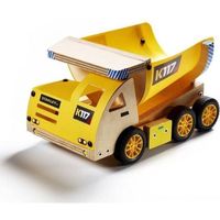 Stanley DIY Kiepwagen - Bouw Speelgoed - 24 x 10,4 x 17,4 CM - Complete Set - Hout - Geel - thumbnail