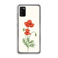 Red poppy: Samsung Galaxy A41 Transparant Hoesje