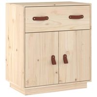 The Living Store Dressoir Massief Grenenhout - Opbergkast - 65.5 x 40 x 75 cm - Rustieke Uitstraling - thumbnail