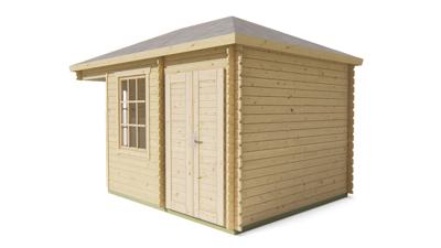 Blokhut - Tuinhuis Agnes | 44 mm | vuren Red Class Wood geïmpregneerd