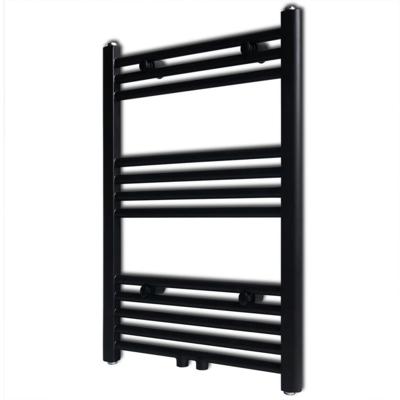 Radiator / handdoekenrek recht 500x764 mm zwart