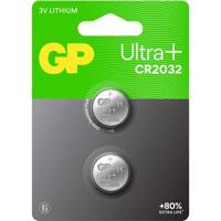 GP Knoopcel CR2032 3 V 2 stuk(s) 220 mAh Li-MnO2 GP Ultra Plus Batterie Lithium Knopfzelle CR2032 2 Stück