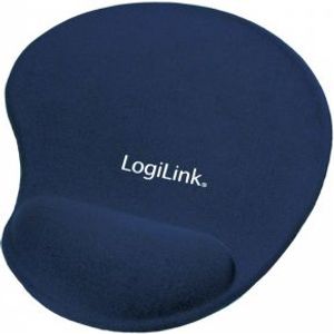 LogiLink ID0027B muismat polssteun blauw