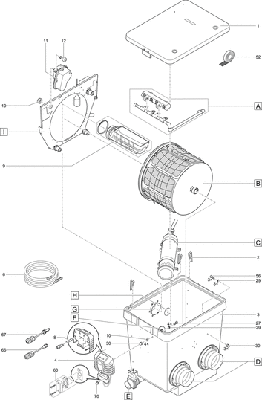 OASE Onderdelen ProfiClear Premium trommelfilter gepompt Verv. Sturing Trommelfilter