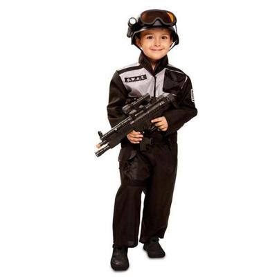 Kostuums voor Kinderen My Other Me S.W.A.T. Politie 1-2 jaar Zwart