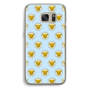 Leeuwenkoppen: Samsung Galaxy S7 Transparant Hoesje