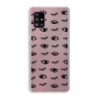 Eye pattern #2: Samsung Galaxy A51 5G Transparant Hoesje