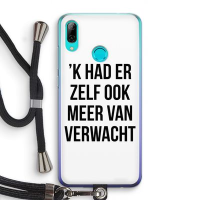 Meer verwacht: Huawei P Smart (2019) Transparant Hoesje met koord