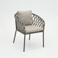 Vita Tanami eetstoel antraciet