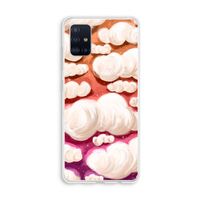 Katoen Wolken: Galaxy A51 4G Transparant Hoesje