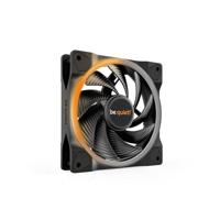 BeQuiet Light Wings PC-ventilator Zwart (b x h x d) 120 x 25 x 120 mm Incl. LED-verlichting
