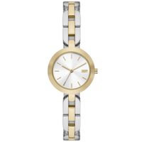 DKNY NY6627 Horloge City Link staal zilver-en goudkleurig-wit 26 mm - thumbnail