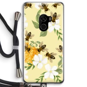 No flowers without bees: Xiaomi Mi Mix 2 Transparant Hoesje met koord