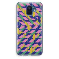 Skew Blush 1: Samsung Galaxy A6 (2018) Transparant Hoesje