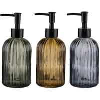 Touch Of Beauty Zeeppomp glas gestreept ø7,5xh19cm