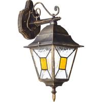 Janel Outdoor Applique Descendant, Dore Black, E27 Max 60W, bol niet inbegrepen