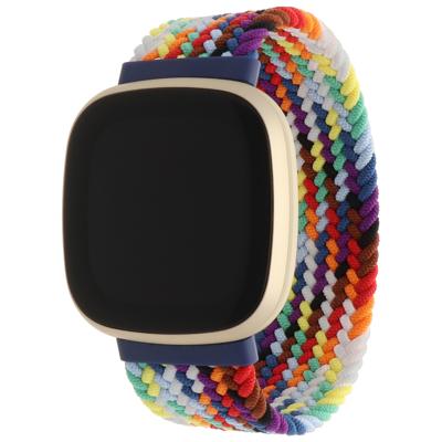 Fitbit Versa 3 / Sense Nylon Gevlochten Solo Band - Kleurrijk Fel Fitbit Versa 3 / Sense Nylon Gevlochten Solo Band - Kleurrijk Fel
