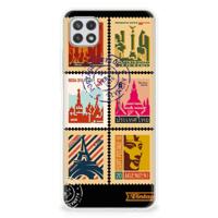 Samsung Galaxy A22 5G | Silliconen Back Cover | Postzegels