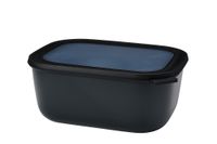 Mepal multikom cirqula rechthoekig 3000 ml - nordic black