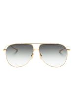 Dita Eyewear pilot-frame gradient sunglasses - Or