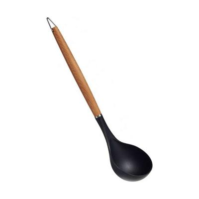 Pollepel Kinvara beukenhout 8 x 3 x 32,5 cm Bruin Zwart