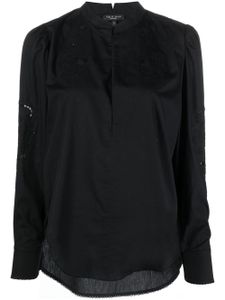 rag & bone blouse Jade à manches longues - Noir