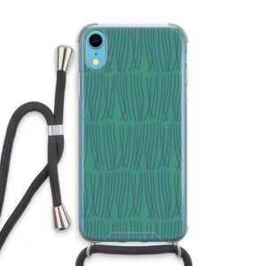 Swirls: iPhone XR Transparant Hoesje met koord