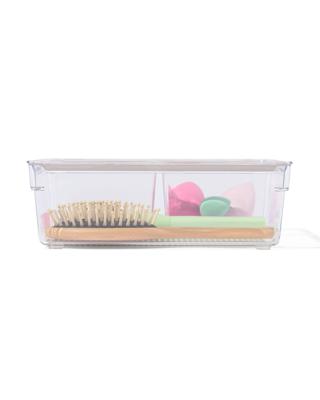 HEMA Plastic Opberger Met Drie Vakken 23x23