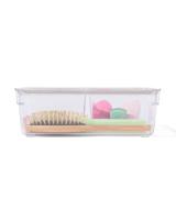 HEMA Plastic Opberger Met Drie Vakken 23x23 HEMA Plastic Opberger Met Drie Vakken 23x23