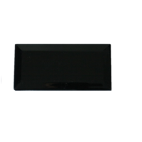 Terre d&apos;Azur Metro Zwart 7,5x15 cm