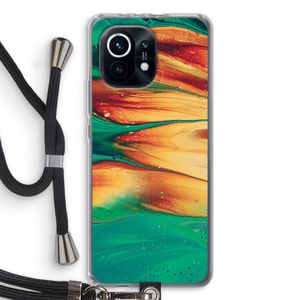 Green Inferno: Xiaomi Mi 11 Transparant Hoesje met koord