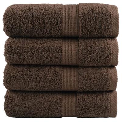 Gastendoekjes SOLUND 4 st 600 g/m 30x50 cm bruin