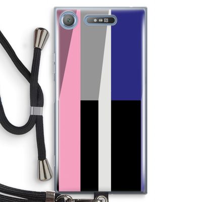Gestalte 4: Sony Xperia XZ1 Transparant Hoesje met koord
