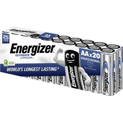 Energizer Ultimate FR6 AA batterij (penlite) Lithium 3000 mAh 1.5 V 20 stuk(s)