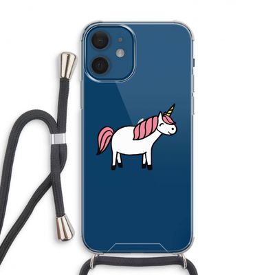 Eenhoorn: iPhone 12 Transparant Hoesje met koord
