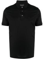 Emporio Armani polo à logo imprimé - Noir - thumbnail