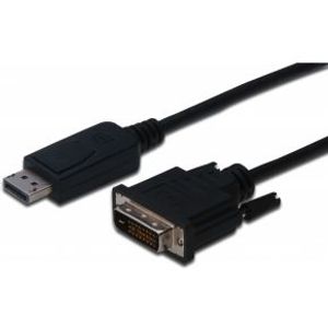Digitus AK-340301-010-S video kabel adapter 1 m DisplayPort DVI-D Zwart