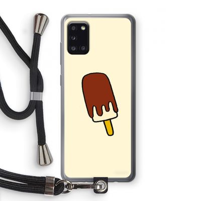 Frisco: Samsung Galaxy A31 Transparant Hoesje met koord