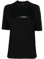 Moncler t-shirt en jersey à logo imprimé - Noir - thumbnail