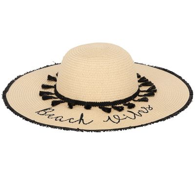 Sarlini Hoed Straw Beach Vibes Natuur