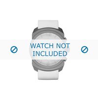 Diesel horlogeband DZ1450 Silicoon Wit 26mm