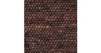 Wollen Vloerkleed Donker Bruin Neon 168 - Perletta-[Afmetingen:130 x 200 cm]-[Afmetingen:130 x 200 cm] - thumbnail