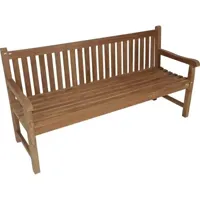 Bank Teak Rechte Rug 180 cm