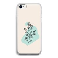 Violets are blue: iPhone SE 2020 Transparant Hoesje