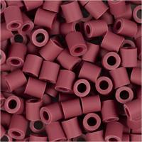 NABBI Biobeads van , afm 5x5 mm, gatgrootte 2,5 mm, medium, burgundy, 1000 stuk/ 1 doos