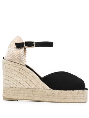 Castañer espadrilles Bianca 100 mm - Noir